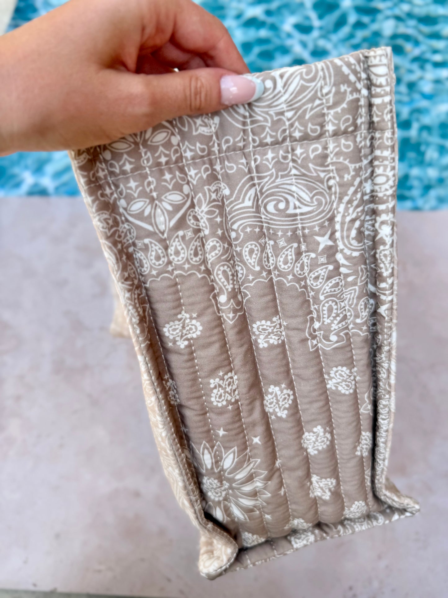 Cabas AMOUR beige đ€