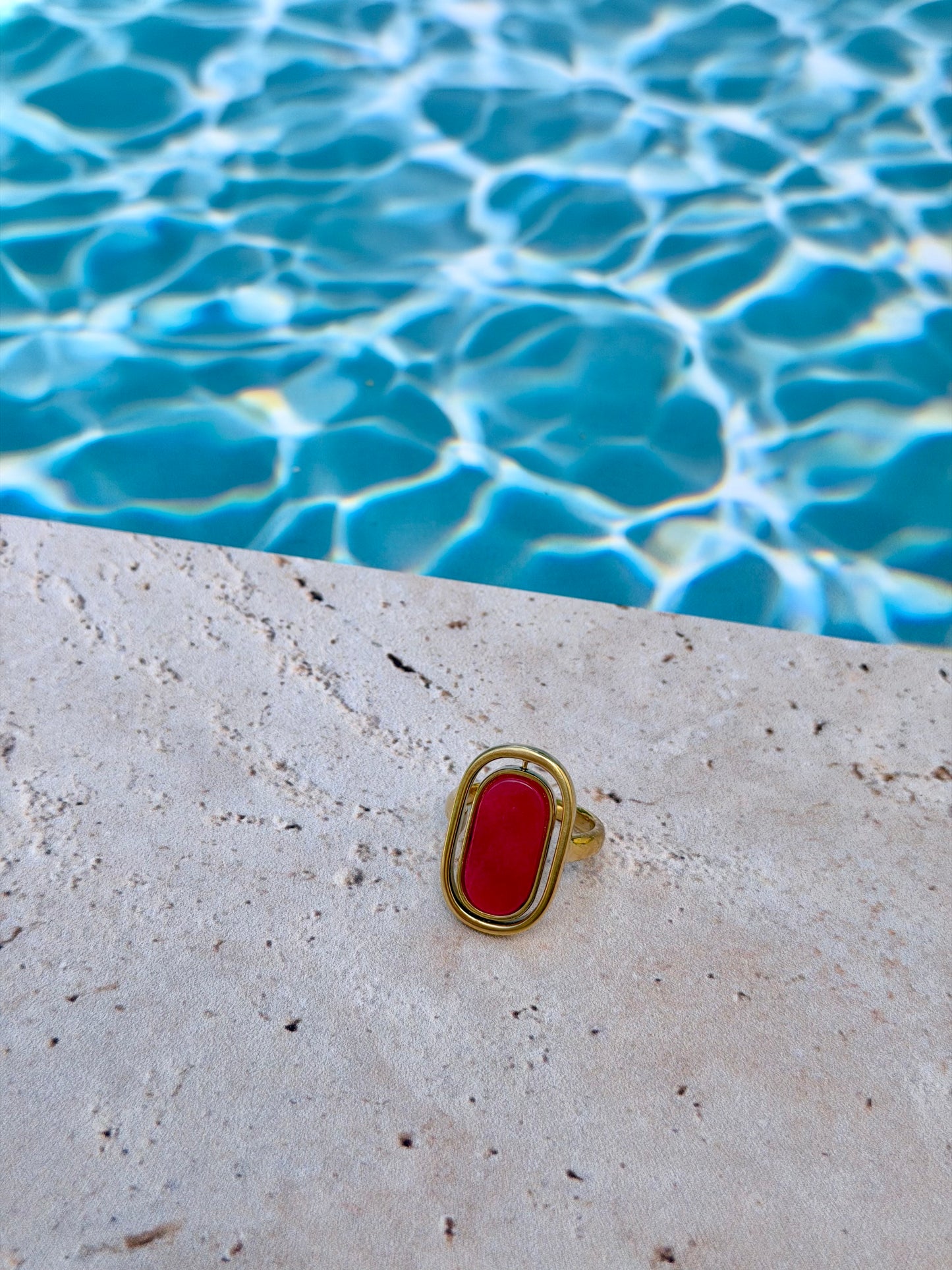 Bague Stone rose
