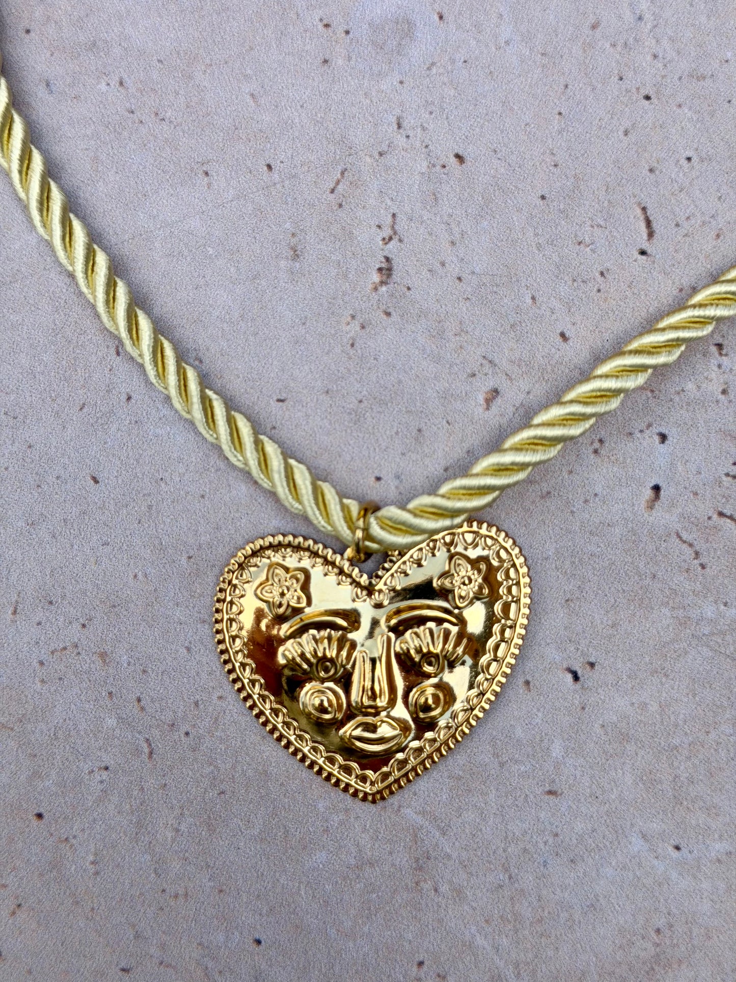Collier Cœur sourire 💛