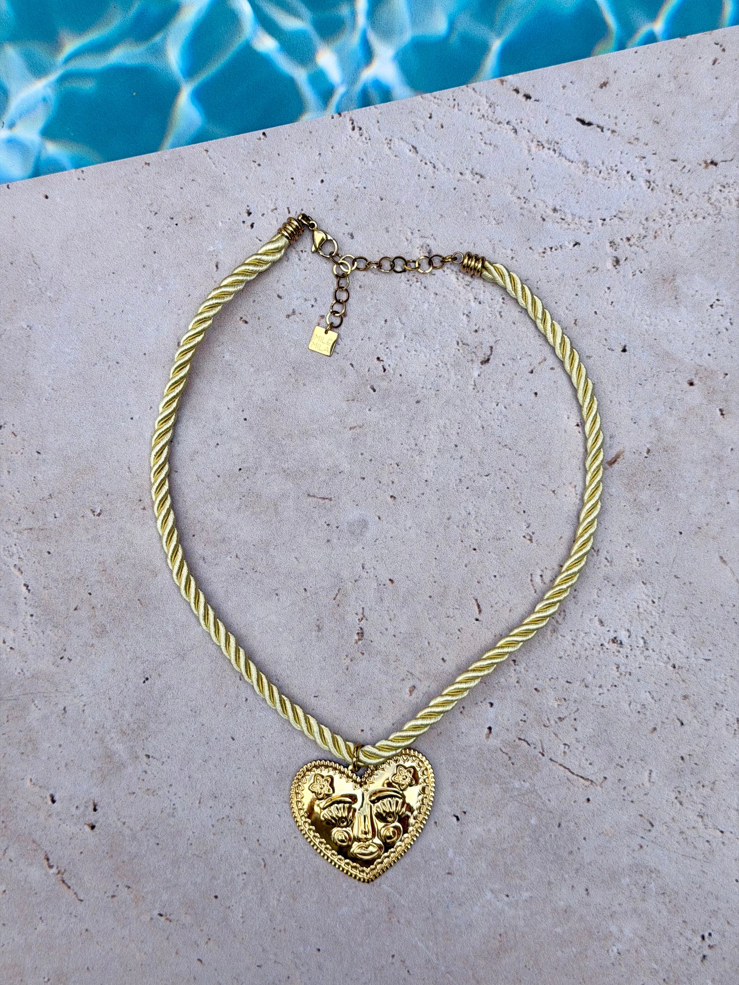 Collier Cœur sourire 💛