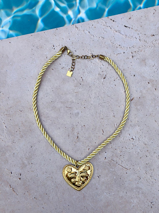 Collier Cœur sourire 💛