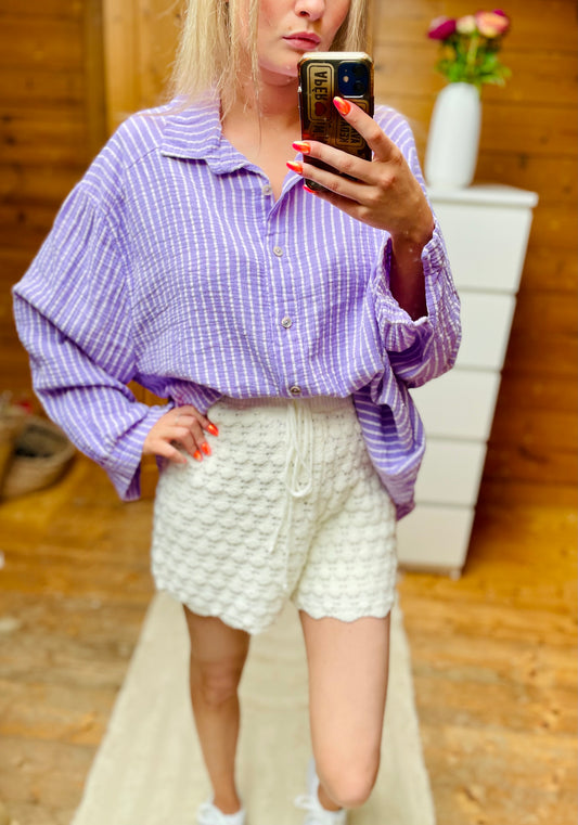 Chemise Lilas