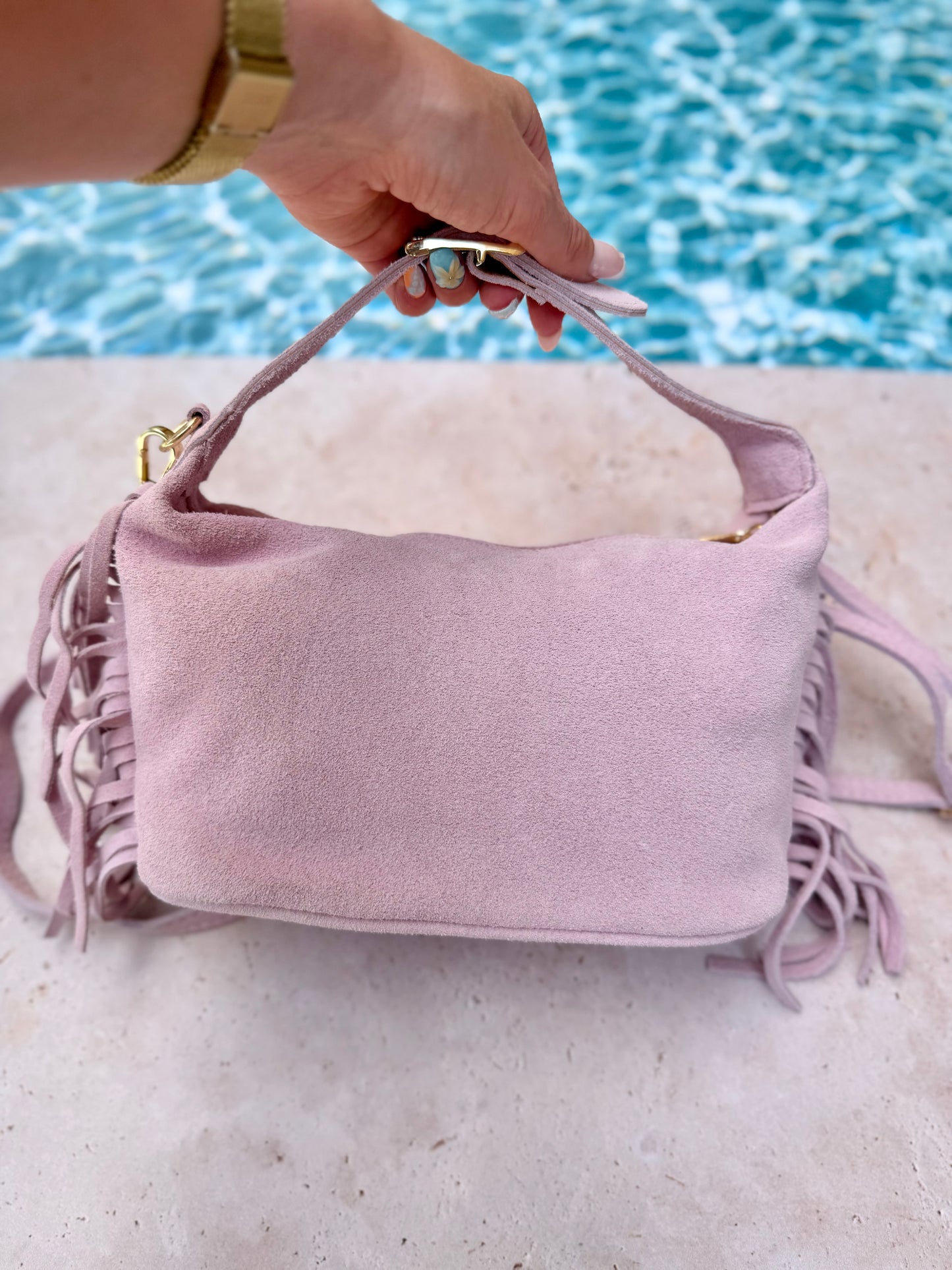 Sac Franges rose 💝