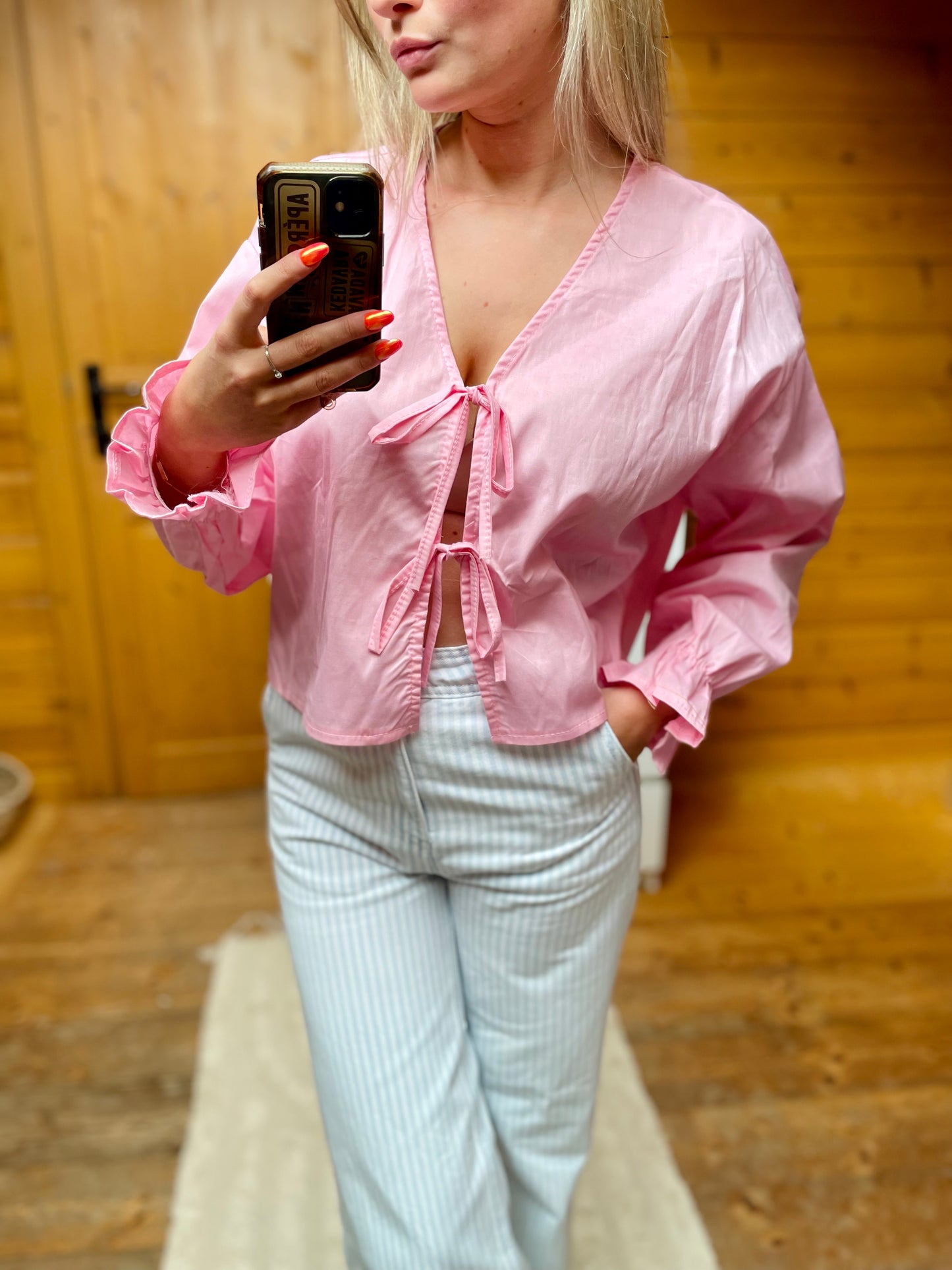 Blouse à nouer