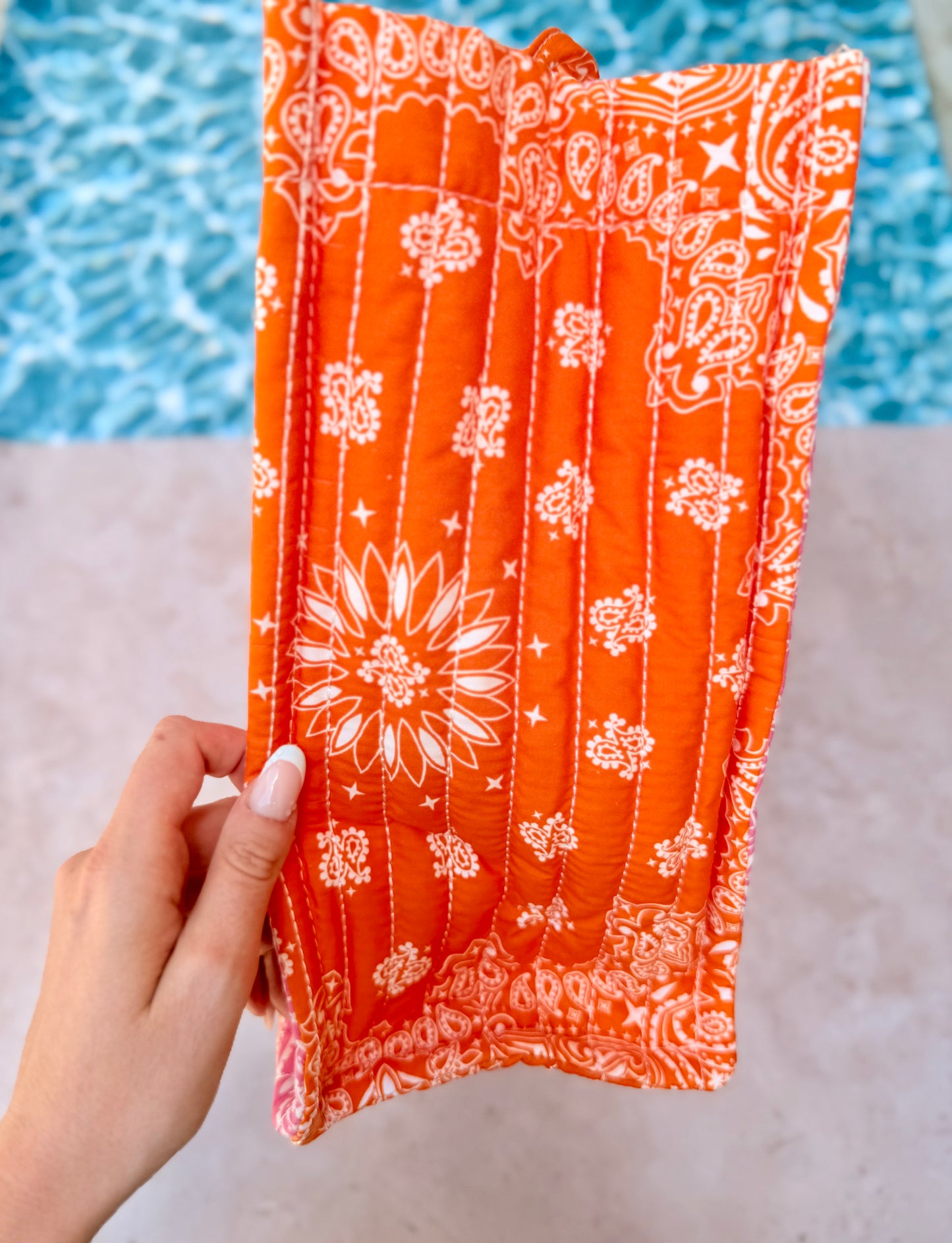 Cabas AMOUR orange/rose 🧡
