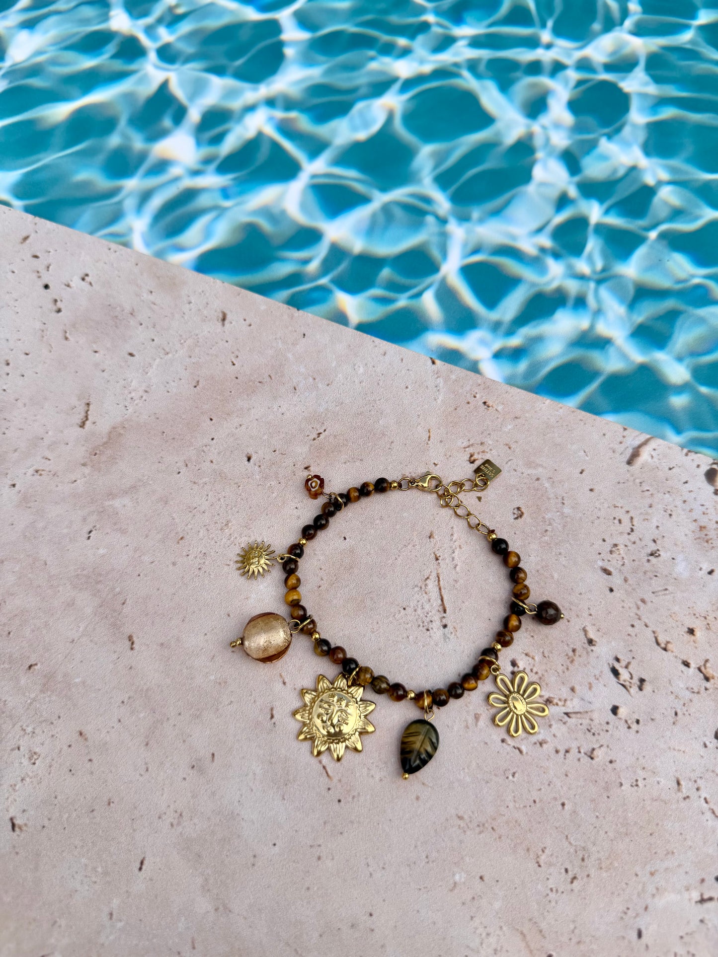 Bracelet Soleil brun