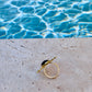 Bague Soleil brun