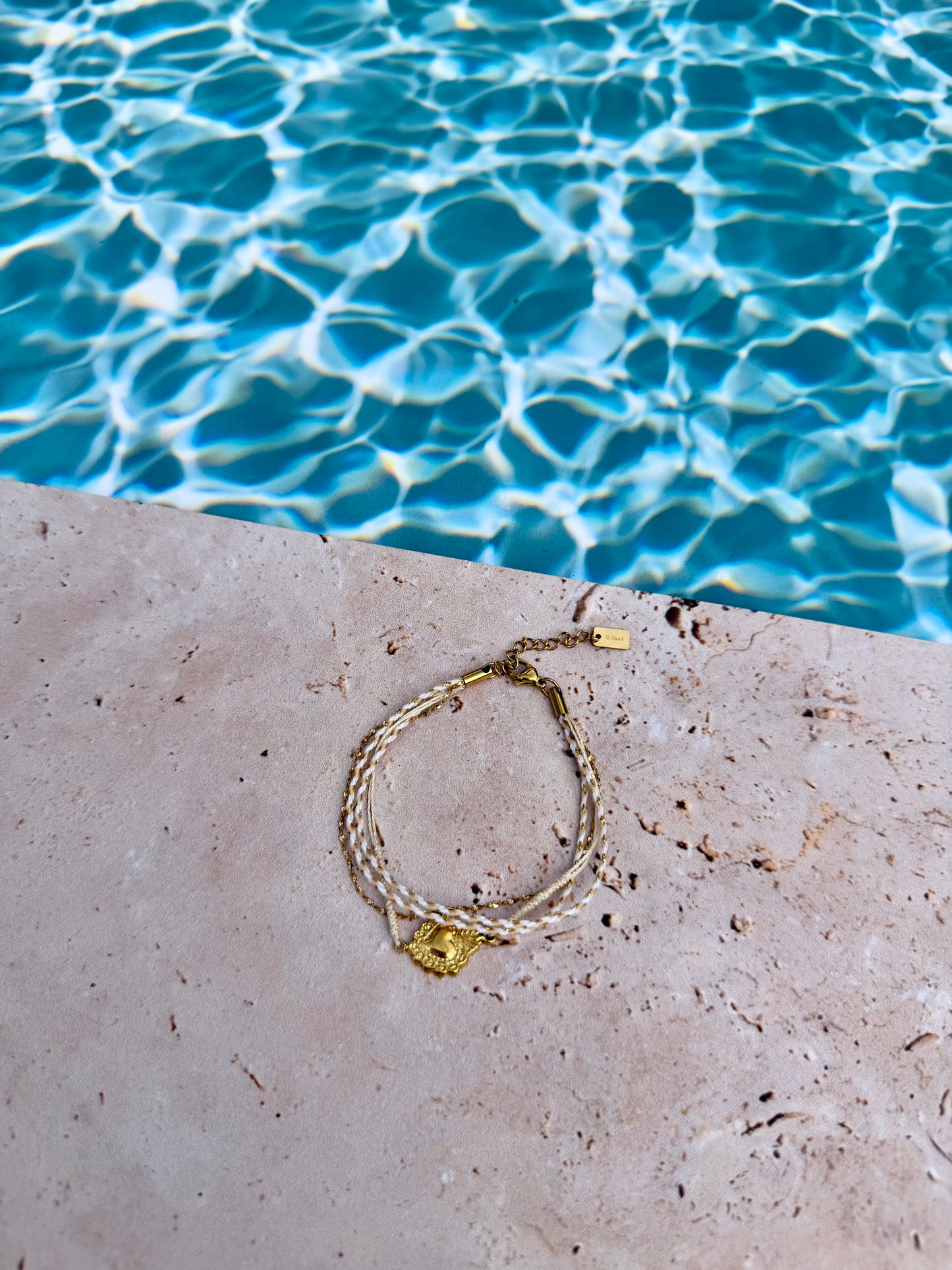 Bracelet Ex-voto beige