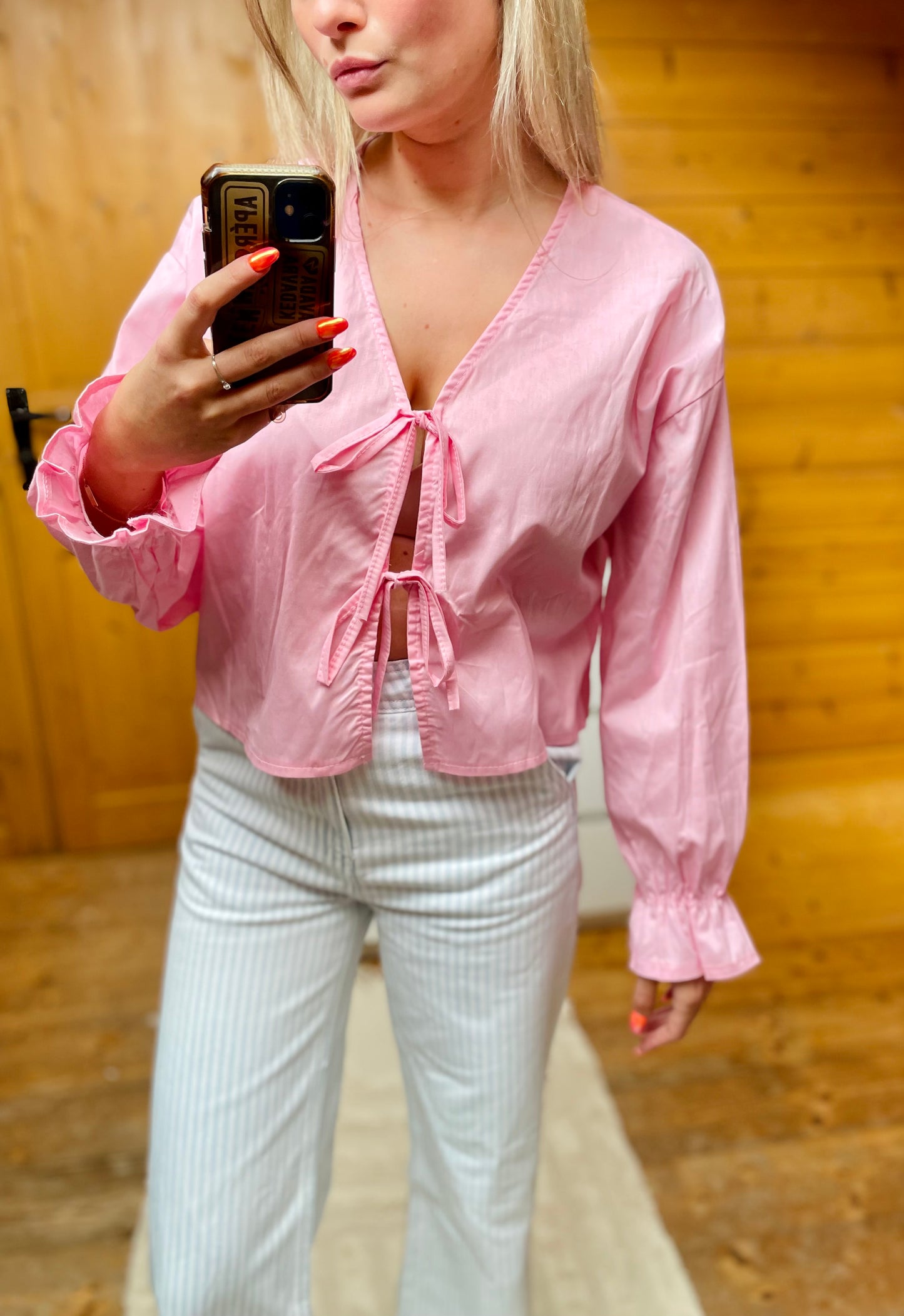 Blouse à nouer