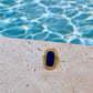 Bague Stone bleu