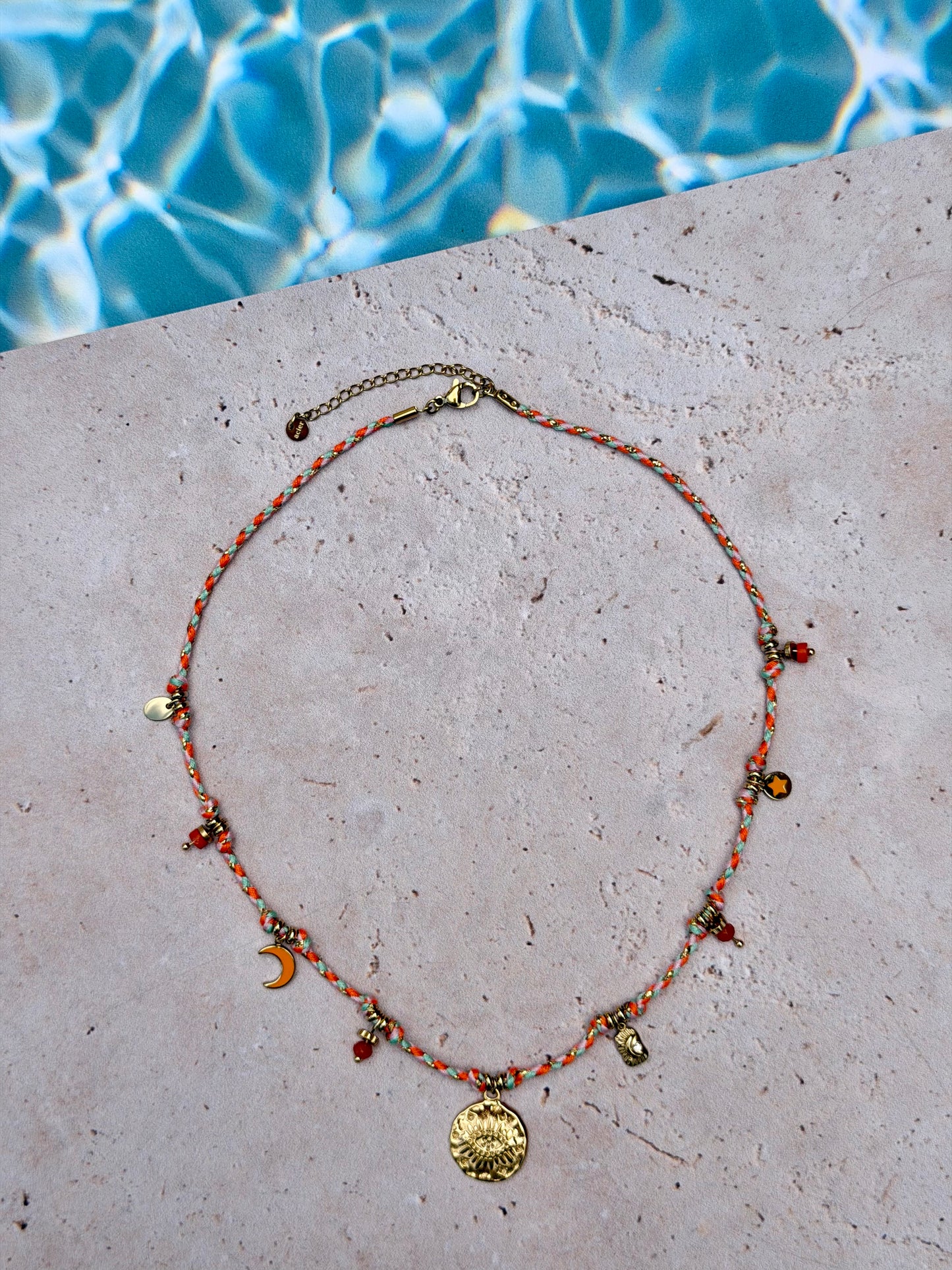 Collier Œil orange 🟠