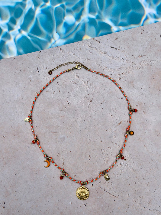 Collier Œil orange 🟠